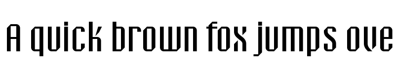 Preview of Bravo ND Regular font