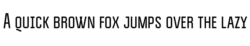 Preview of BravoSC Regular font