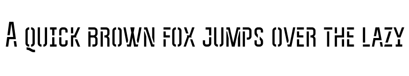 Preview of BravoSCT Regular font