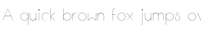 Preview of Break Fill ExtraLight font