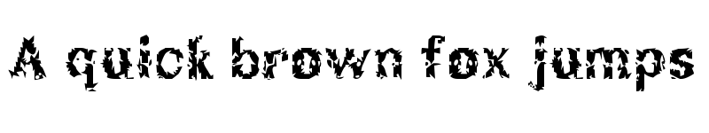 Preview of Breakable Regular Regular font