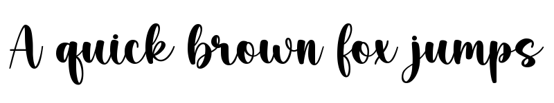 Preview of Breathing Regular font