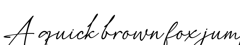 Preview of Breathney Regular font