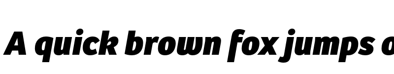 Preview of Bree Extrabold Oblique font