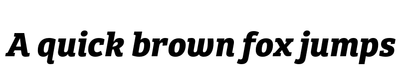 Preview of Bree Serif Bold Italic font