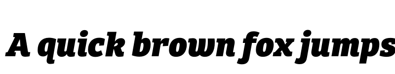 Preview of Bree Serif ExtraBold Italic font