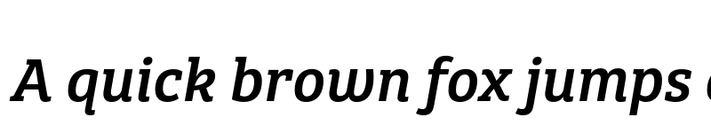 Preview of Bree Serif Italic font