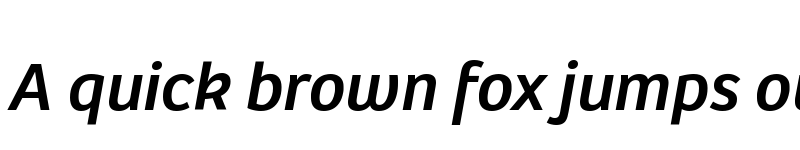 Preview of Bree THA var Oblique font