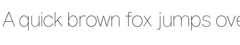 Preview of Breite Grotesk Light font