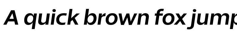 Preview of Breno Bold Italic font