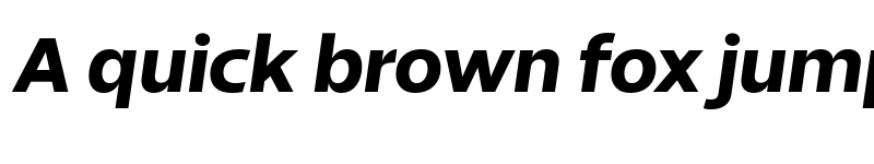 Preview of Breno ExtraBold Italic font
