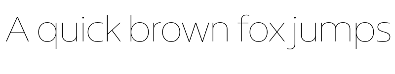 Preview of Breno Hairline font