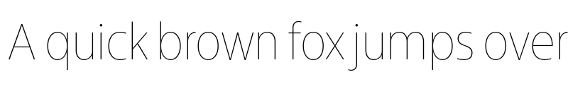 Preview of Breno Narrow Hairline font