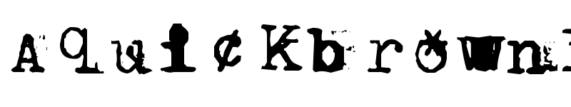 Preview of BrentonscrawlType Regular font