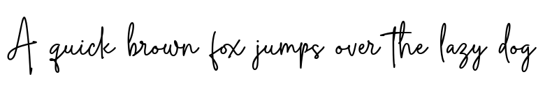 Preview of Brettley Signature Regular font