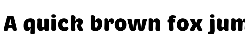 Preview of Brevia Black font