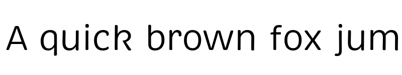 Preview of Brevia Regular font