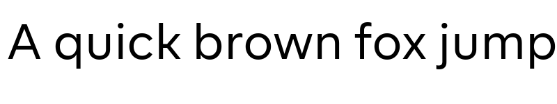 Preview of BRFirma-Regular ? font