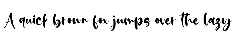Preview of Bridesgirl Regular font