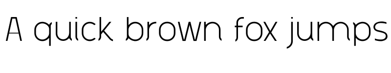 Preview of Brifa Thin Personal font