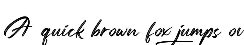 Preview of Bright Rainbow Regular font