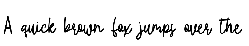 Preview of Bright Spring Regular font