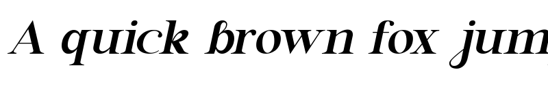 Preview of Brightag Italic font