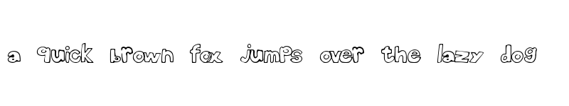 Preview of BrightenDays Regular font