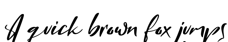 Preview of Brightest Italic font