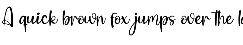 Preview of Brightnight Regular font