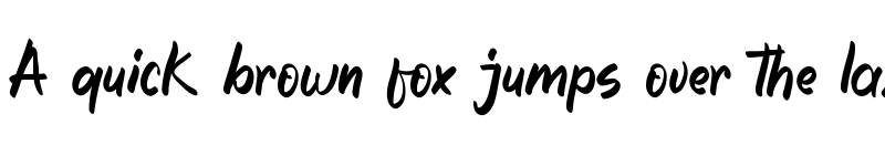 Preview of Brigifts Regular font