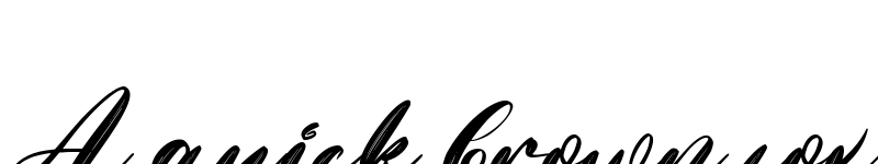 Preview of Brigitha Italic font