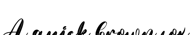 Preview of Brigitha Regular font