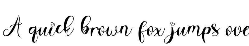 Preview of Brigitha Valentine Regular font