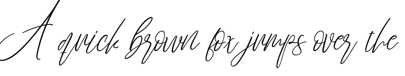 Preview of Brillian Signature Regular font