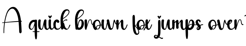 Preview of Brilliant Christmas Regular font