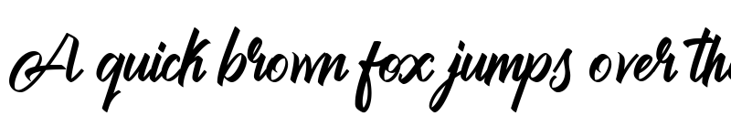 Preview of Brilliantte Presonal Use Only Regular font