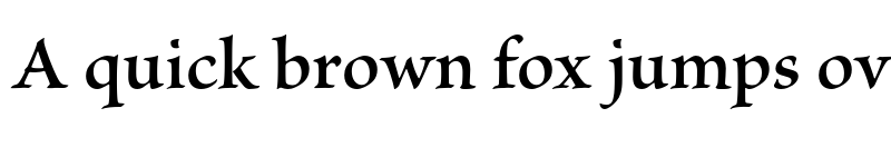 Preview of Brioso Pro Semibold font