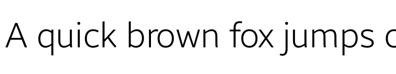 Preview of Brisa Sans Light font