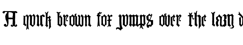 Preview of Britannia Regular font