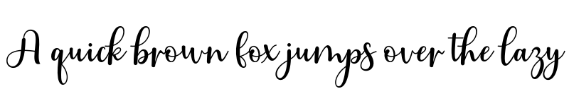 Preview of Brithney Castile Regular font