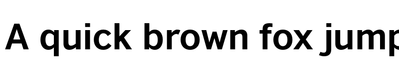 Preview of British Council Sans Bold font
