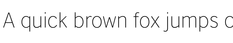 Preview of British Council Sans Extra Light font