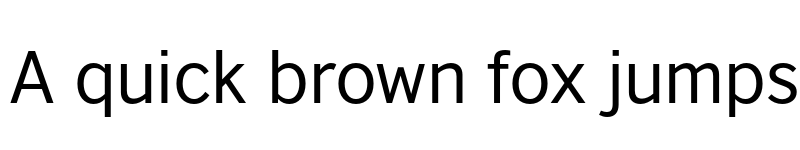 Preview of British Council Sans Regular font