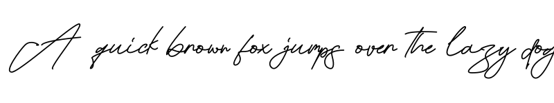 Preview of BrittanyAgustina Regular font
