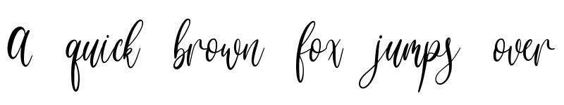 Preview of Brittishfeel Regular font