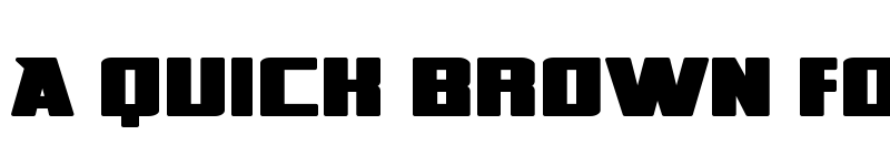 Preview of Broad Regular font