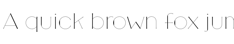 Preview of Broadacre Hairline 1 font