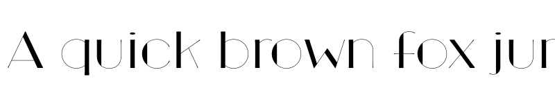 Preview of Broadacre Hairline 2 font