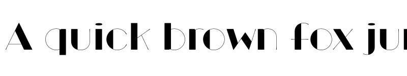 Preview of Broadacre Hairline 3 font
